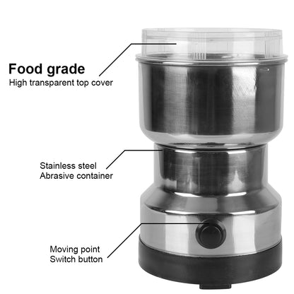 Nuts Beans Spices Blender Grains Grinder Machine Kitchen Multifunctional Coffe Chopper Blades Electric Coffee Grinder for home